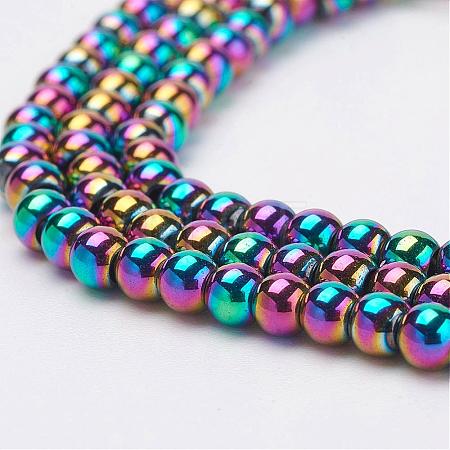 Electroplate Magnetic Synthetic Hematite Strands G-F424-31-3mm-1