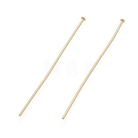 304 Stainless Steel Flat Head Pins X-STAS-L221-48G-1