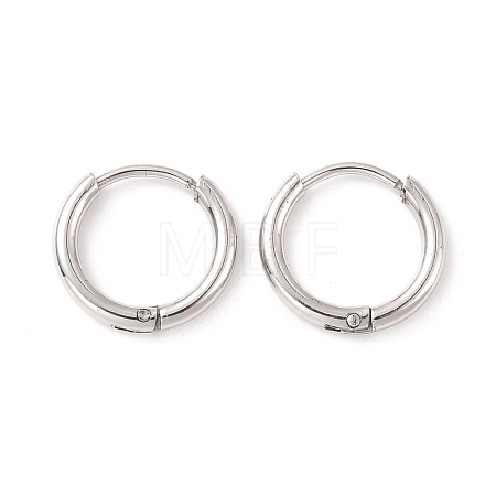 Non-Tarnish 304 Stainless Steel Huggie Hoop Earrings for Women EJEW-F280-07A-P-1