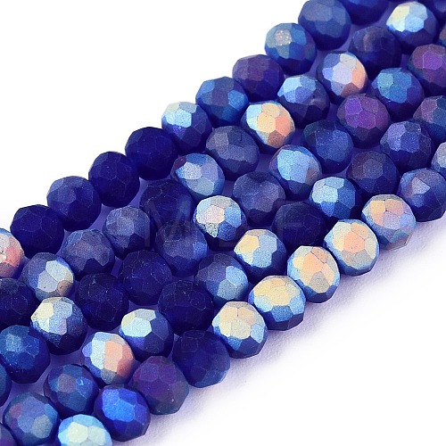 Transparent Glass Beads Strands EGLA-A044-T3mm-MB06-1