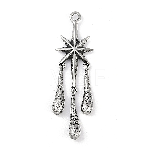 316 Surgical Stainless Steel Big Pendants STAS-G349-16AS-1