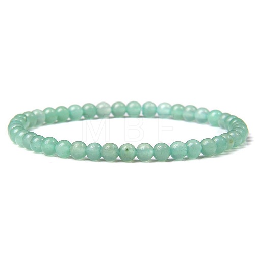 Natural Green Aventurine  Beads Stretch Bracelets XZ8284-3-1