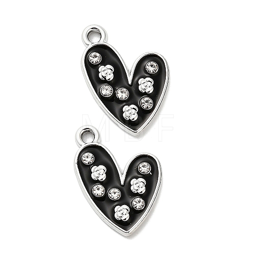 Alloy Rhinestone Pendants FIND-I043-01P-1