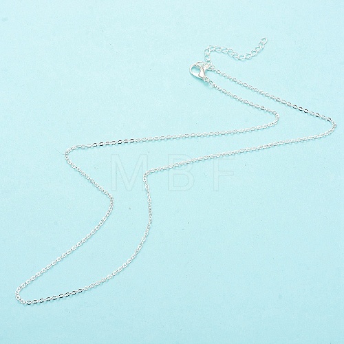 Iron Cable Chain Necklace Making MAK-I019-01C-S-1