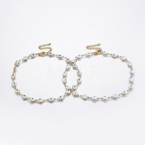 304 Stainless Steel Anklets AJEW-F033-02-1