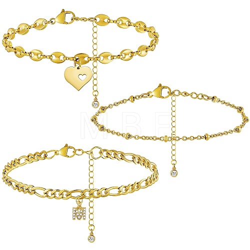 Anklets Sets AJEW-AN00383-13-1
