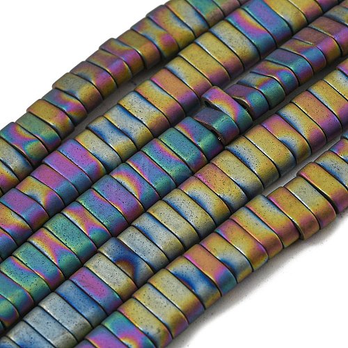 Electroplated Non-magnetic Synthetic Hematite Beads Strands G-C106-B01-10A-1