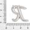 Brass Micro Pave Clear Cubic Zirconia Pendants CU-CBA8481-01P-R-3