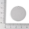 304 Stainless Steel Stamping Blank Tag Pendants STAS-M090-02P-3