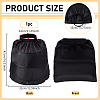 Polyester & Steel Wire Half Oval Wedding Dress Petticoat for Women DIY-WH0591-492B-2