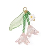 Glass Seed Beaded Pendants PALLOY-MZ01240-02-1