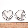 304 Stainless Steel Big Pendants STAS-T064-65P-3