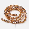 Electroplate Transparent Glass Beads Strands LS-EGLA-A034-T8mm-N16-2