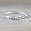 Alloy and Crystal Rhinestone Finger Rings FS-WGF6D8C-08-2