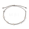 Handmade Glass Seed Bead Braided Bead Bracelets LS-AU9604-1-1