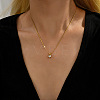 Real 18K Gold Plated Stainless Steel Pendant Necklaces CP2918-1-2