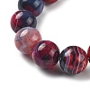 Natural Multi-Color Agate Beads Strands G-A261-B10-14mm-4