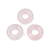 Natural Rose Quartz Pendants G-G202-07N-1