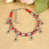 Bohemian Teardrop Alloy Charm Bracelets WG9243-3-1