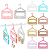   20Pcs 10 Colors 8-Hole Mini Glitter Acrylic Earring Hanger EDIS-PH0001-82-1