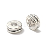 Tibetan Style Flat Round Alloy Spacers Beads X-TIBEP-S293-070AS-LF-2