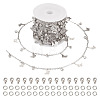  Charms Bracelet Necklace Making Kit CH-TA0001-01-2