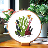 Cactus Pattern DIY Embroidery Starter Kits DIY-P077-093-1