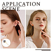 50Pcs Brass Earring Settings KK-TA0008-38C-8
