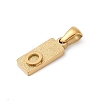 304 Stainless Steel Pendants LS-STAS-Z120-03O-G-2