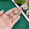 1Pc 925 Sterling Silver Pendant Cabochon Settings STER-GA0001-45-3