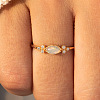 Alloy Rhinestone Plain Band Rings PW-WG1313D-04-2