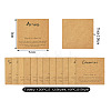 Fashewelry 120Pcs 12 Styles 12 Constellation Theme Cardboard Jewelry Display Cards AJEW-FW0001-02-19