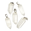 Watermelon Stone Glass Pendants G-Z067-07P-14-2