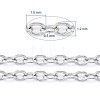 3.28 Feet 304 Stainless Steel Cable Chains X-CHS-F007-01P-A-2