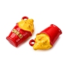 Baking Paint Alloy Pendants FIND-G097-05H-2