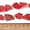 Raw Rough Natural Quartz Crystal Beads Strands G-Z131-J01-12-2