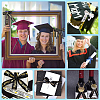 3Rolls 3 Styles Graduation Season Polyester Ribbon OCOR-PH0036-82B-5