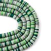 Handmade Polymer Clay Beads Strands CLAY-R089-8mm-T011-5