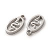 Non-Tarnish 304 Stainless Steel Charms STAS-F292-02P-2