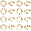 50Pcs Brass Open Jump Rings KK-BBC0027-90A-1