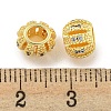 Rack Plating Brass Cubic Zirconia Beads KK-L215-319G-3