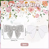 Felt & Glass Bowknot Ornament Accessories DIY-WH0504-982-2