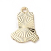 American Flag Style Alloy Enamel Pendants ENAM-M046-08G-2