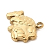 304 Stainless Steel Charms STAS-P431-27A-G-2