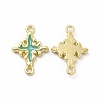 Rack Plating Alloy Enamel Connector Charms LS-FIND-G051-02LG-04-1