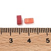 Glass 2-Hole Baking Paint Glass Seed Beads GLAA-G130-01B-4