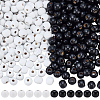 600Pcs 2 Colors Dyed Natural Wood Beads WOOD-SC0002-37B-1