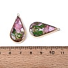 Epoxy Resin Pendants KK-Q082-01KCG-02-3