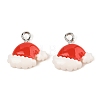 Christmas Theme Opaque Resin Pendants RESI-S08-02D-1