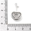 Brass Micro Pave Cubic Zirconia Pendants KK-L228-08P-01-3